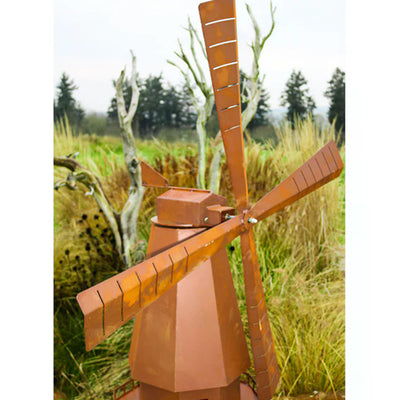 Windmühle im Edelrost Design