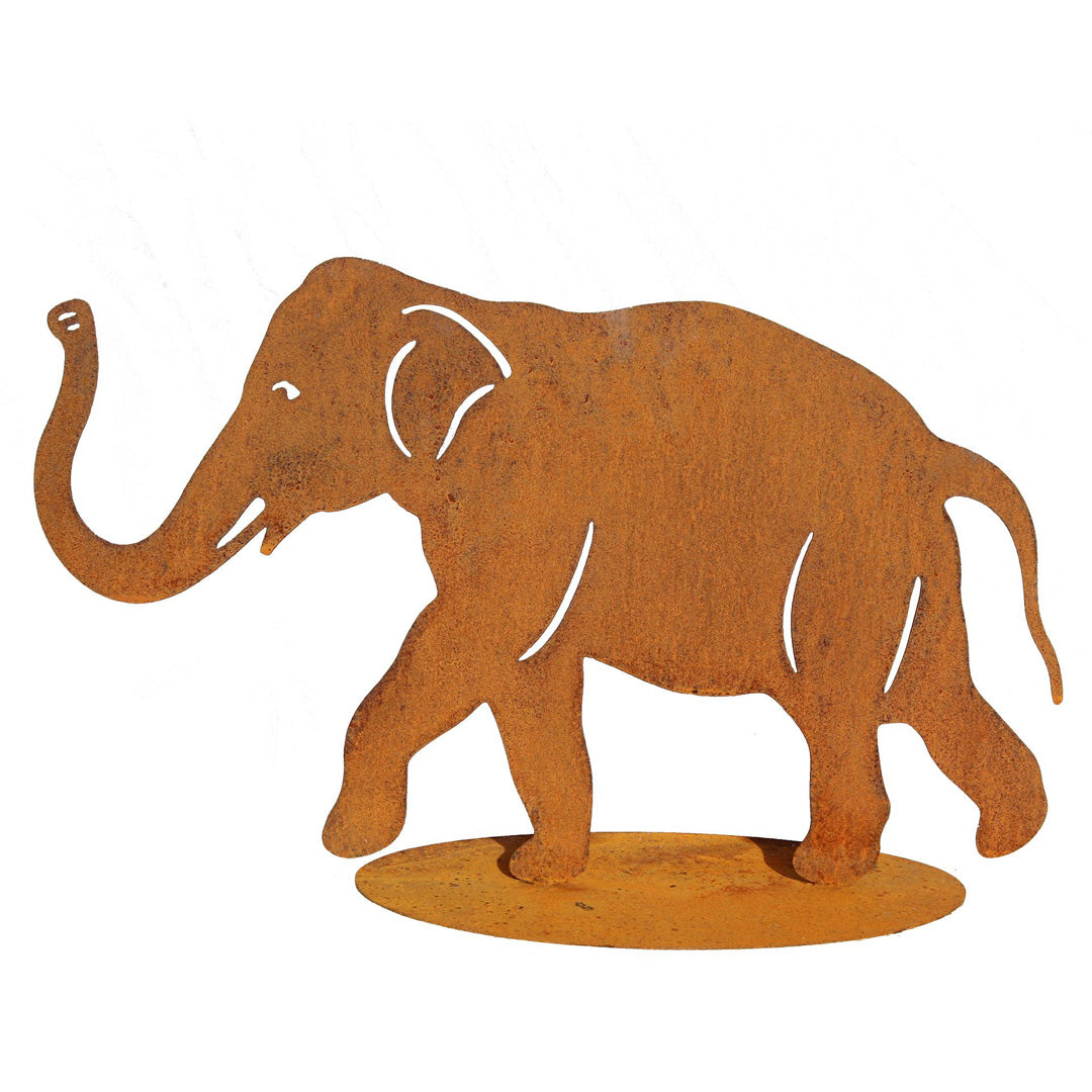 Elefant auf Platte
